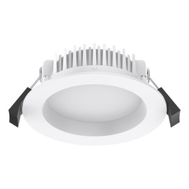 LED Ceiling Light/Downlight/Down Light/13 W 230 V 800 Lumens 90° Illuminating Panel White Round Dimmable IP44 Warm White