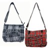 Banned Apparel Tartan/Checked Cross Body Rockabilly Shoulder Bag Small