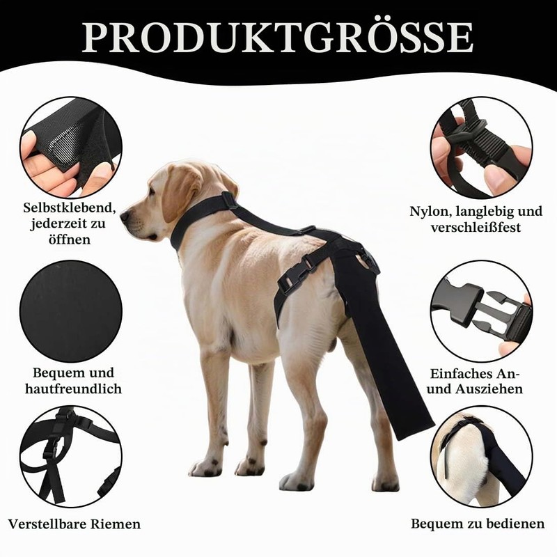 Dog Tail Protection, Dog Harness with Protective Cover for Tail