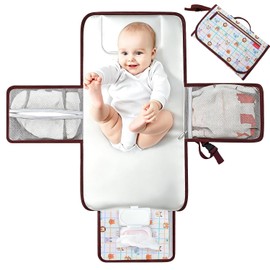 Lekebaby Portable Nappy Changing Mat Travel Baby Change Mat