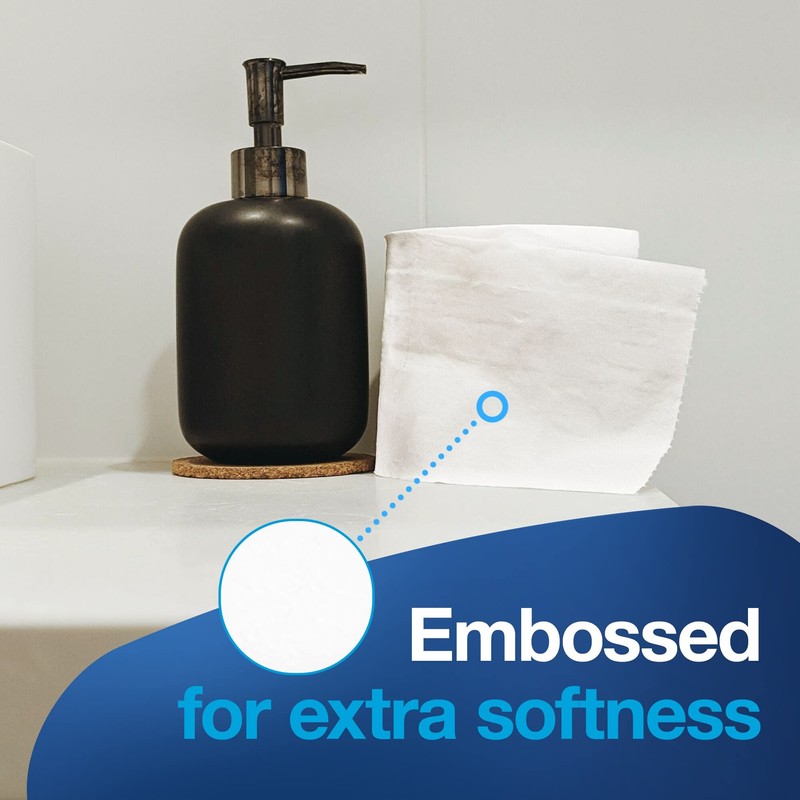 Tork Septic Safe Toilet Paper, White, 2-Ply 100% Recycled, Eco-Friendly,