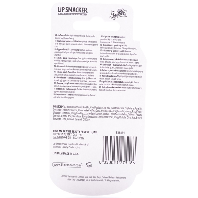 Sprite Lip Smacker Lip Balm Pack of 3