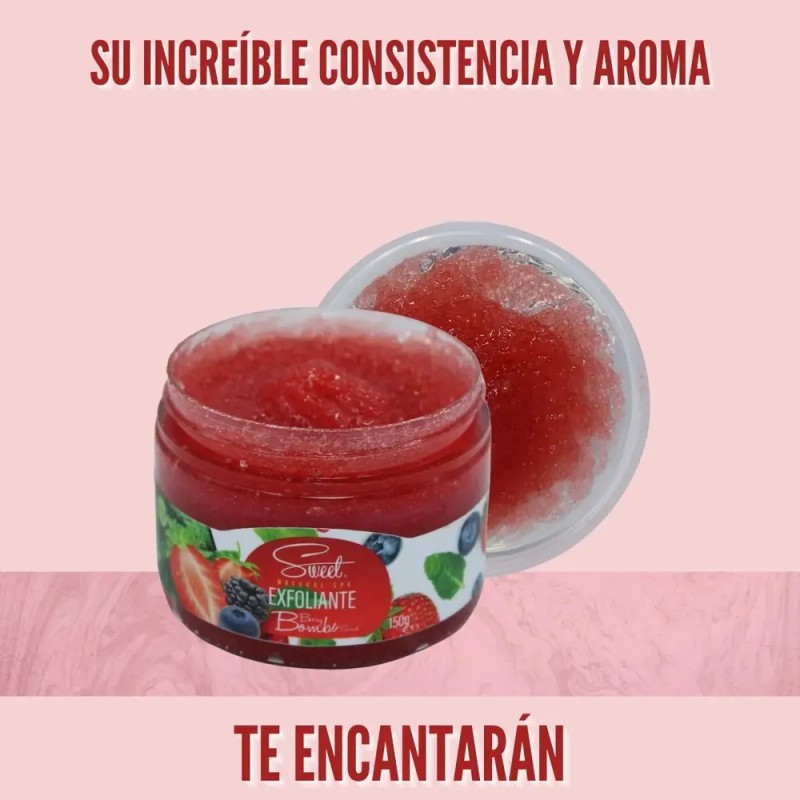 Sweet Natural Spa Exfoliante 150g Berry Bomb