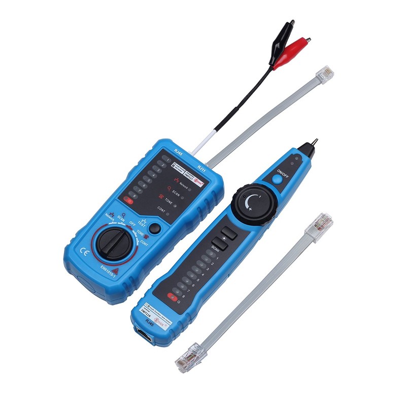 Bside FWT11 Cable Tester RJ45 RJ11 Blue