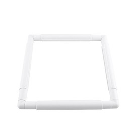 Square Cross Stitch Frame, Snap Clip Frame for Embroidery Plastic Embroidery Hoops Rag Rug Making Box Frame, for Quilting Needlepoint Cross Stitch Accessories Sewing Craft DIY Tool (27.9 * 27.9cm)