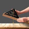 Beslands 7 inch Rafter Square with Level, Aluminum Metal Triangle