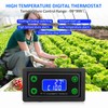 WIFI Remote High Temperature Digital Thermostat LCD Screen Display K