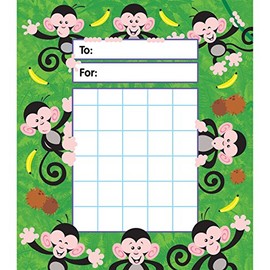 Trend Enterprises, Inc. Monkey Mischief Incentive Pad, 36 Sheets