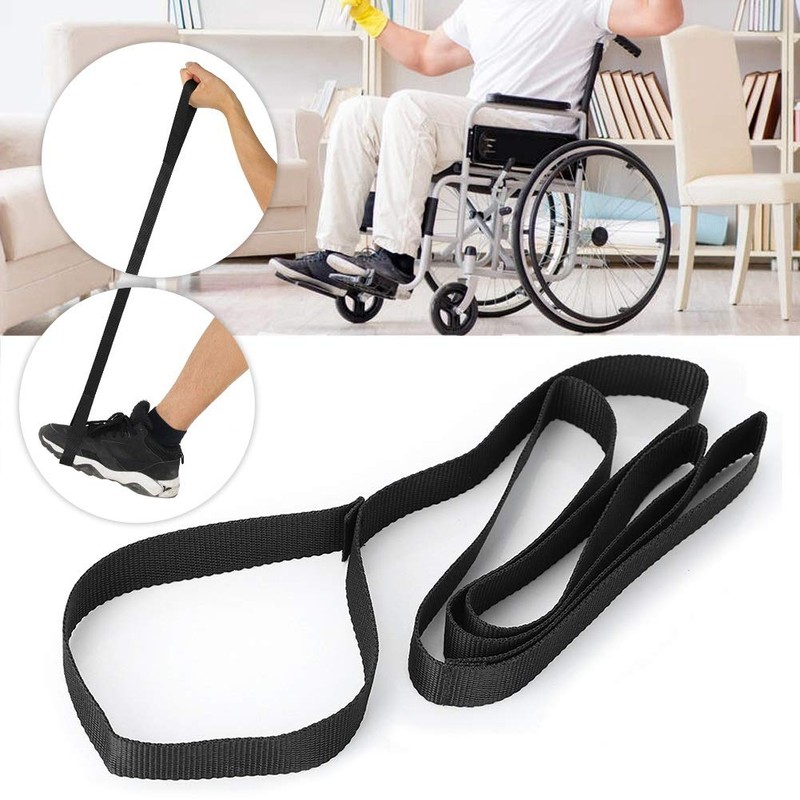 Leg Lifter Strap with Foot Strip, Mobility Aid for Disability,