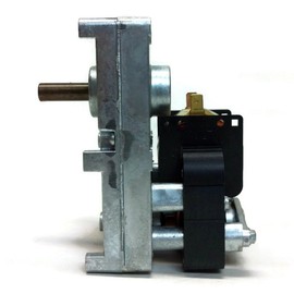 PEMS PV003 Pellet Stove Auger Motor | 120V, 0.51A, 1-RPM, Spade Terminals | Breckwell, Whitfield, Englander, and More.