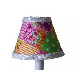 Silly Bear Lighting Girls Bright Pink Purple Lime Org Chandelier Shades, 5" Mini Lamp Sconce Shade