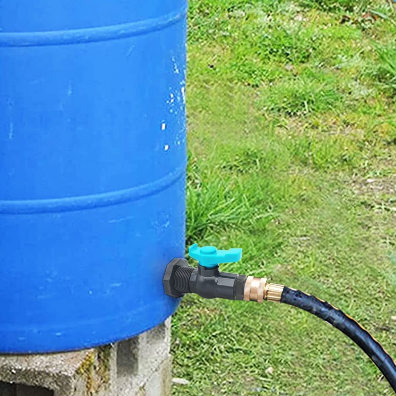Rain Barrel Spigot Kit with an Hole Saw Include PVC