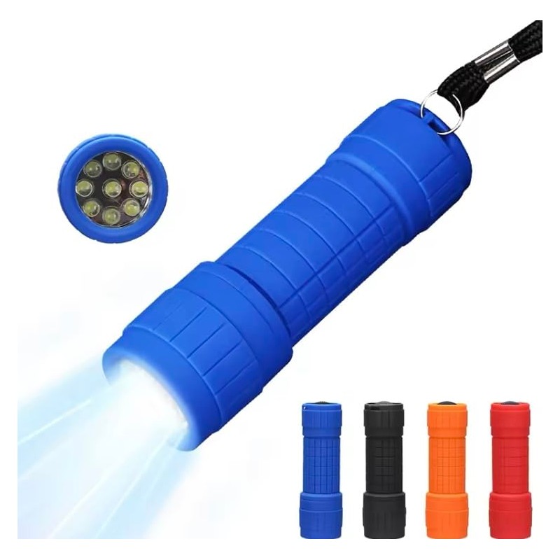 UKDGTMR Mini Portable Torch Flashlight x2, with Drawstring Bag 9