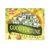 HEM Good Fortune Cone Incense - One Box of 10