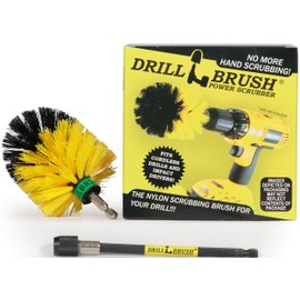 Drillbrush Mini Size Original Tub and Tile Power Scrubber with Extension