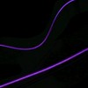 X AUTOHAUX 4 Meter/13ft Neon EL Wire String Strip Purple