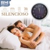 Rm Regalomex Reloj Análogo De Pared Plástico Diseño Tela