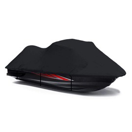 Black 600 Denier Jetski Cover Compatible for Polaris Virage TX 2000 2001 2002 / Virage Txi 2001 2002 Jet Ski PWC Cover