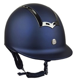 Horsenjoy Genius Unisex Adult Riding Helmet, Dark Blue, M