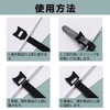 DEVENTORZ Cable Ties Cable Band, Magic Tape, 50 Pieces, 5.9