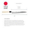 Sekizo Japanese Stainless Steel Sashimi Knife