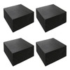 DELUXEFOX Rubber Plates, 4 Pieces, 2.0 inches (5 cm) Square,