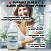 Vitamins Platelet Support with Papaya Leaf, Iron & Vitamins B12