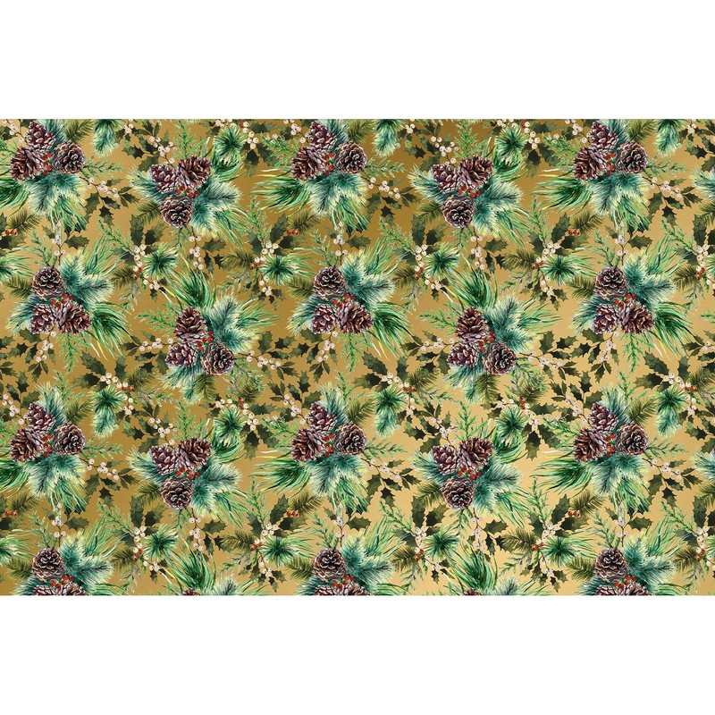 Jillson Roberts 20" x 30" Printed Christmas Gift Tissue, Elegant