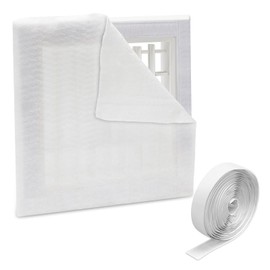 UCINNOVATE MERV 13 Filter Media 20"x90", 12.5 Ft² Cut to Fit Electrostatic Air Vent Filters with 125" Tape, Stop Dust, Pollen and Pet Dander(0.3 Microns) for HVAC AC Vent Purifiers Fan Registers