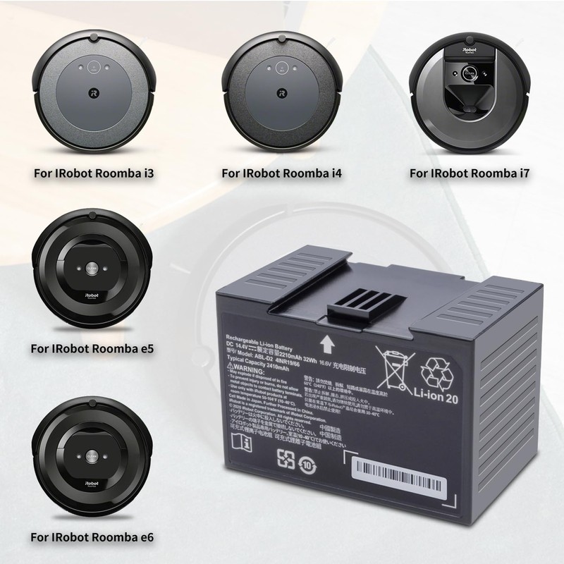 ABL-D2 Battery Compatible for iRobot Roomba j7 i4 i8, j7