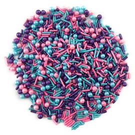 Mix Unicornio Perlas Gragea comestibles azúcar decorativas COLORES 250g (Sprinkles)