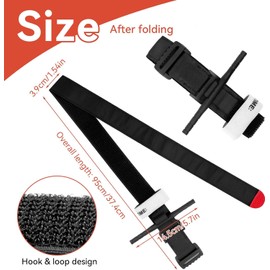 ieron Tourniquet Erste-Hilfe-Bandage, einhändig bedienbar, hämostatische Bandage, medizinisch, Militär, Blutungskontrolle für Sport, Training, Camping, Klettern, Überleben im Freien, mit Hebel, 2