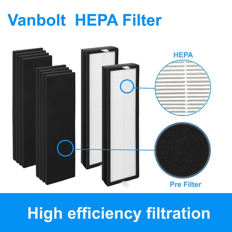 2+8 Set HFD300 Filter Replacement-Compatible with Honeywell Air Genius 3,4,5,6