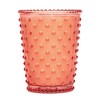 Watermelon Basil Hobnail Glass Candle, 16 oz by Simpatico Home