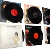 SHTCSZBA Vinyl Record Shelf Wall Mount, 8 Pack, Black, Acrylic,