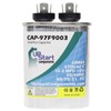 2-Pack 12.5 MFD 370 Volt Oval Run Capacitor Replacement for