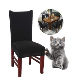 JunYito Chair Covers, Set of 4 or 6, Elastic Universal Stretch for Dining Room Chairs