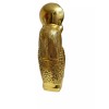 New Egyptian Museum Replica Sekhmet Gold Leaf Statue 10 inches