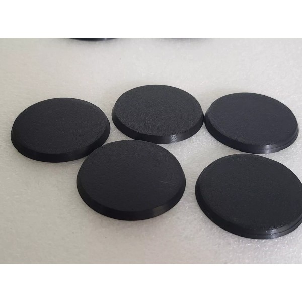Unbranded Lot Of 5 - 60mm Round Bases For Warhammer
