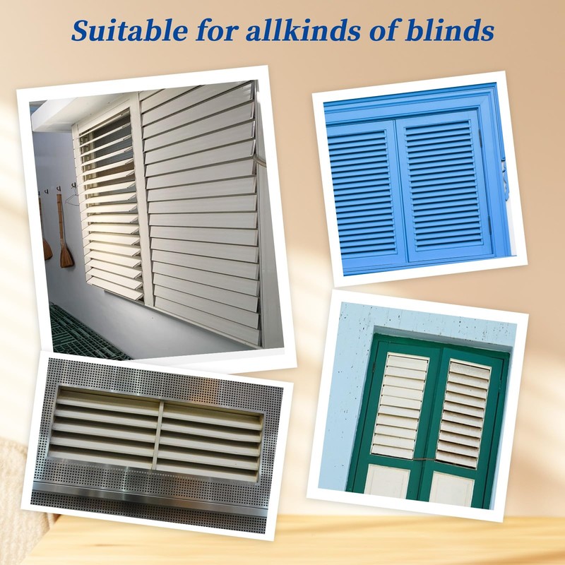 40 Pieces Plantation Shutter Repair Tool Set 20 Pcs Louvers