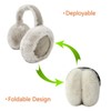 Kedofe Ear Muffs for Winter Women Foldable Fuzzy Cold Outdoor