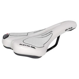 Montegrappa Saddle for Road Bike MTB Trekking Unisex Model SM Eletta Gel 1150 Made in Italy Colour White