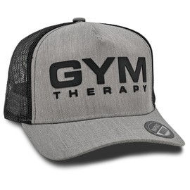 Gym Therapy Hats for Men Workout Classic Snapback Adjustable, Breathable Mesh Mens Gifts (MESH Grey)