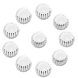 Trimming Shop Breathing Valves Anti Dust DIY Face Cover Exhaust Valves Mouth Filter Valve Accessories for Protection, Anti Haze & Smog Pollution (White, 10pcs)