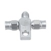 AN‑3 Tee Brake Hose AN3 to Line End Fittings Stainless