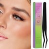 Precision Stainless Steel Tweezers for Eyelash Extensions, Easy to Apply