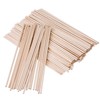 BOSSTER Wooden Sticks 100 Pieces Wooden Sticks 20 x 0.5