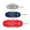 Signs ByLITA Designer Ring Doorbell for Access to Locked Entrance