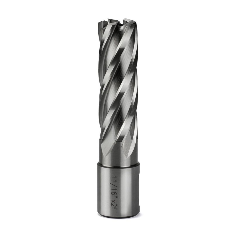 JESTUOUS Annular Cutter 3/4 Inch Weldon Shank 11/16 Cutting Diameter