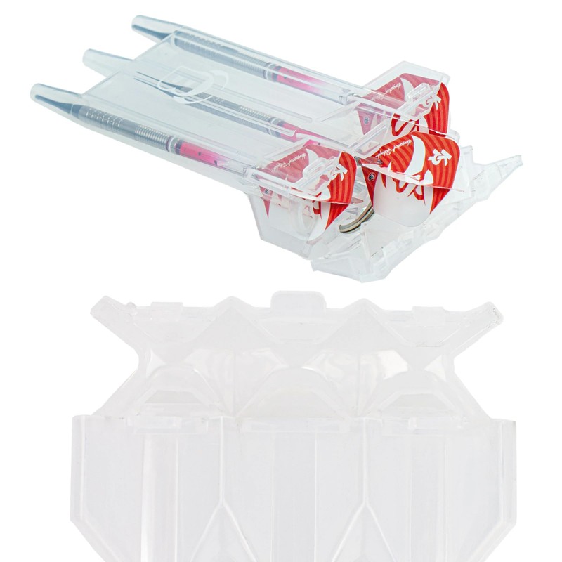 BULL'S Acra X Dart Case - White, Standard